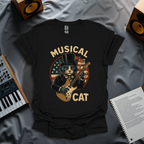Musical Cat Forth of July T-Shirt