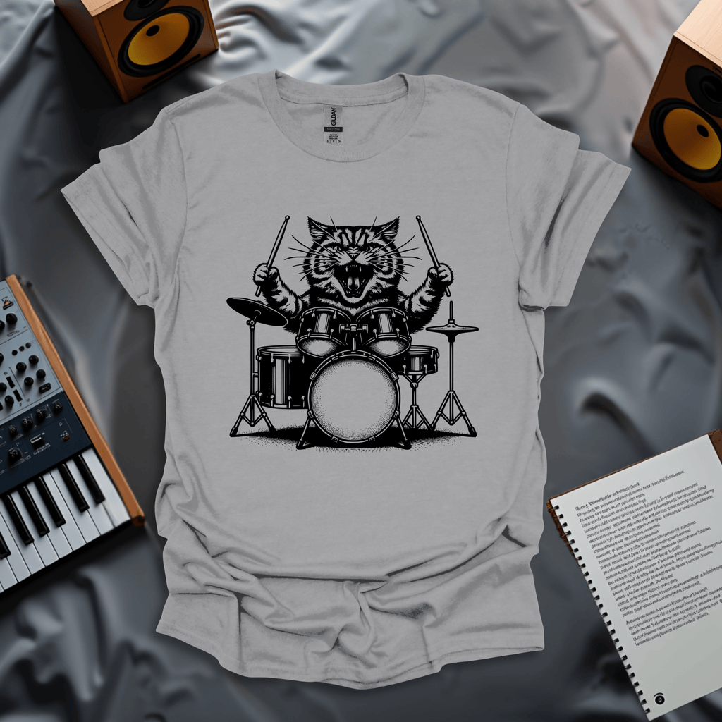 Drumroll for the Cat King! T-Shirt