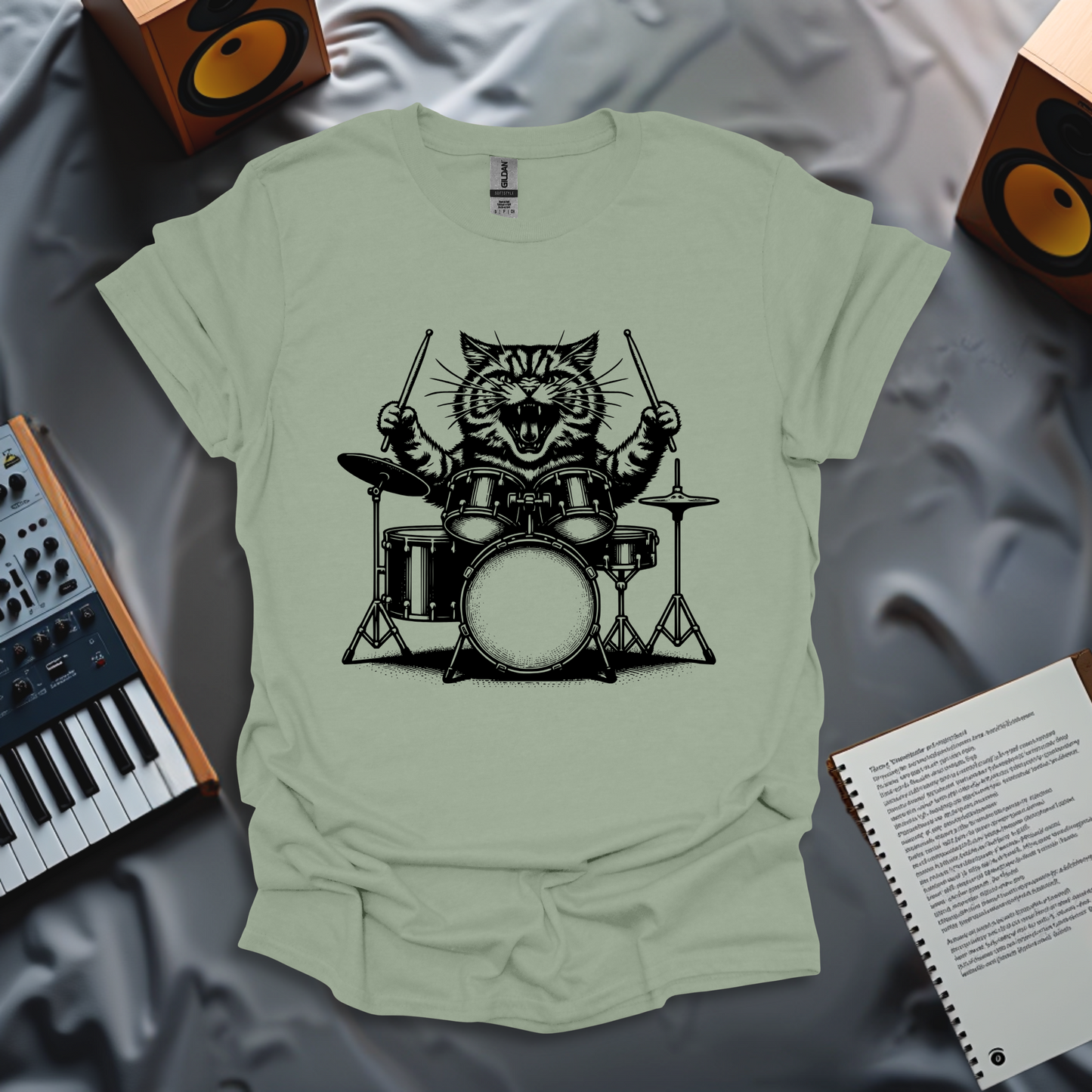 Drumroll for the Cat King! T-Shirt