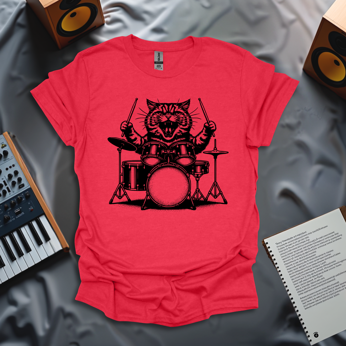 Drumroll for the Cat King! T-Shirt