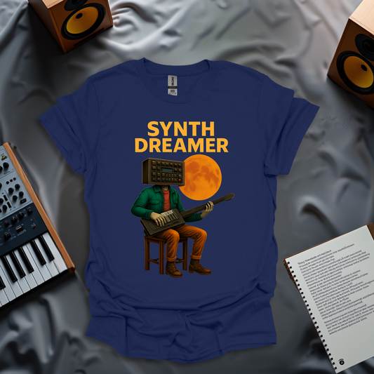 Synth Dreamer – Retro Electro Music T-Shirt