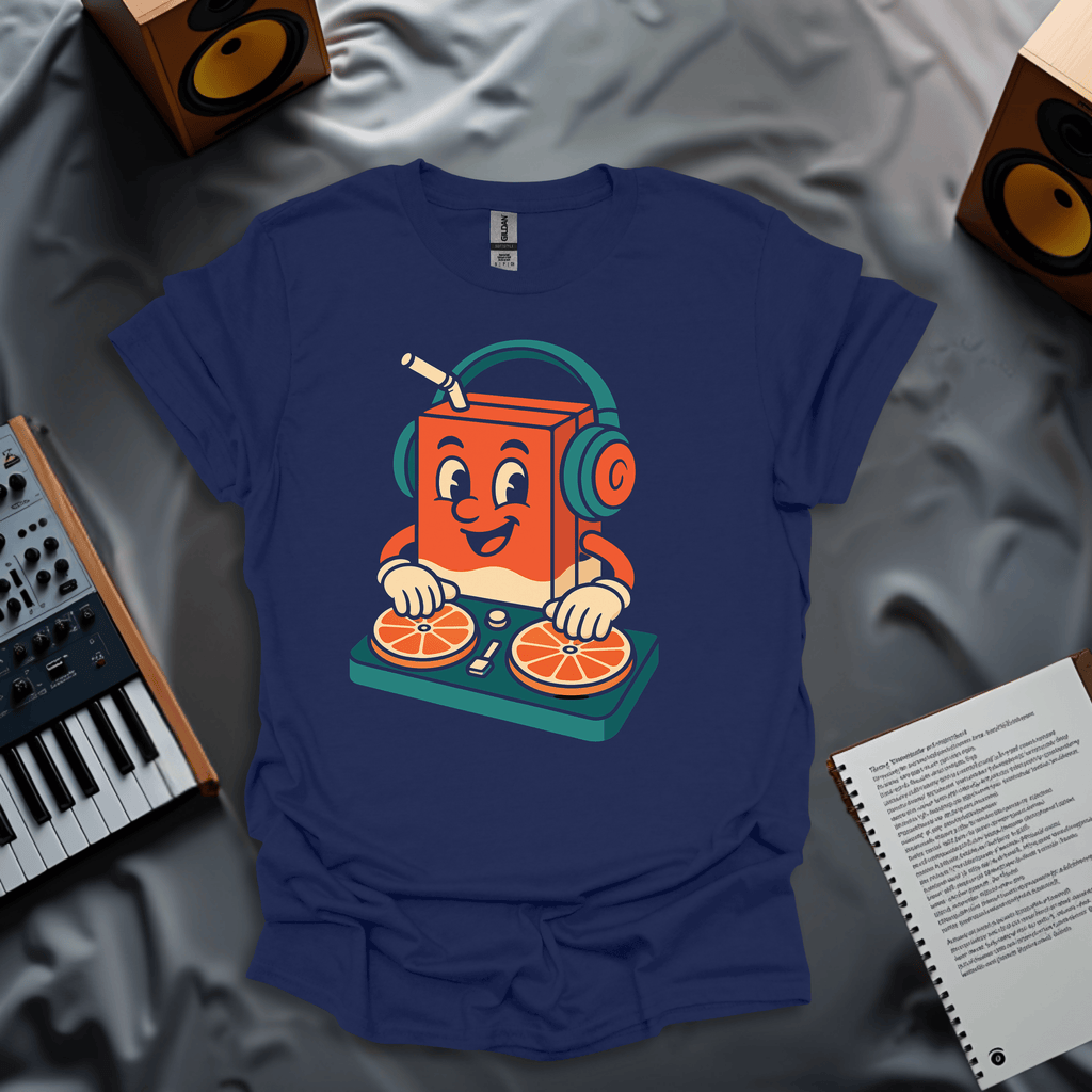 DJ Juice Drop – Fresh Beats & Citrus Grooves T-Shirt