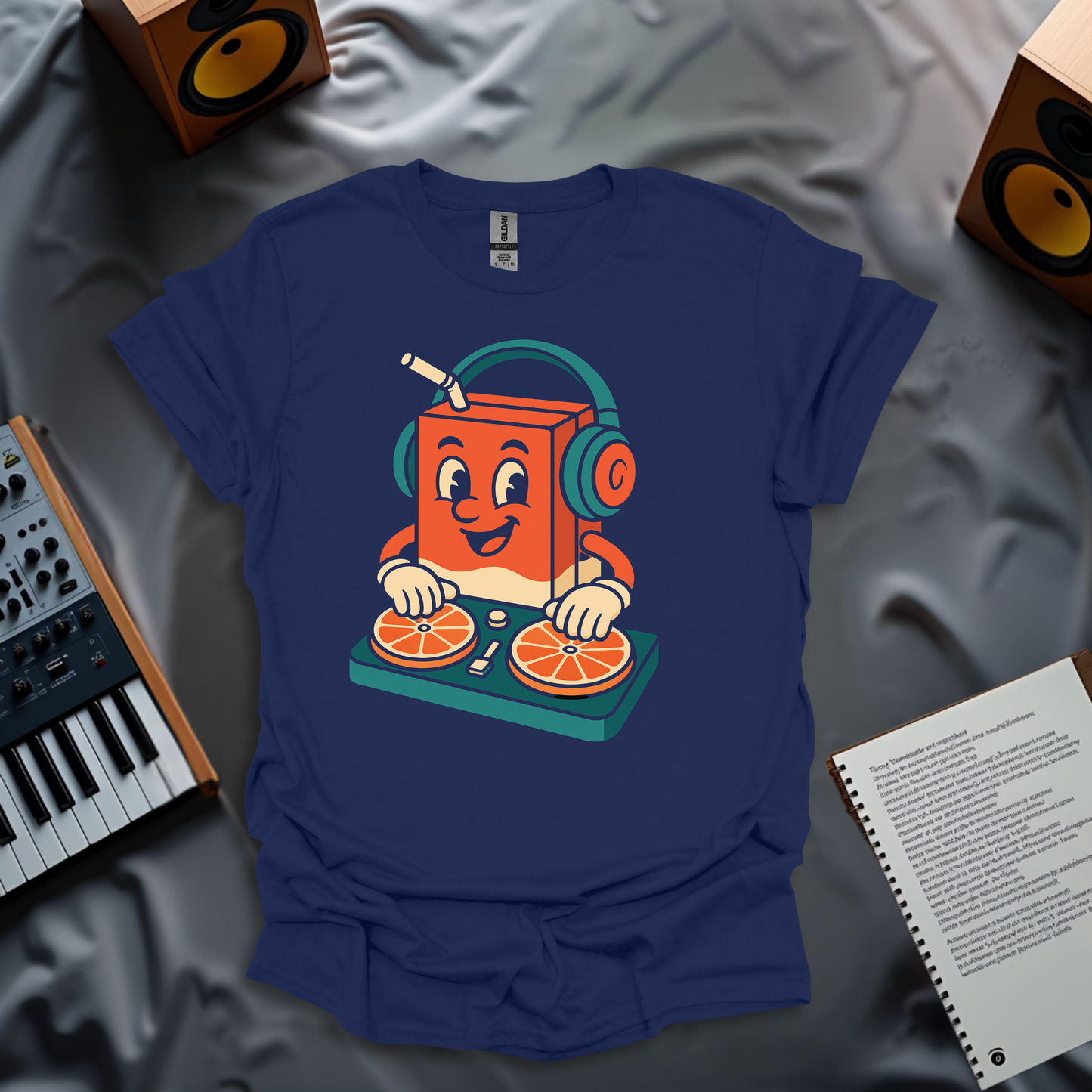 DJ Juice Drop – Fresh Beats & Citrus Grooves T-Shirt