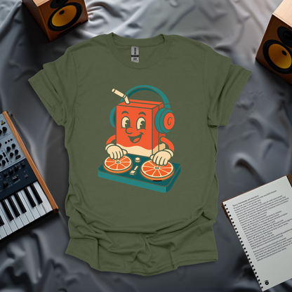 DJ Juice Drop – Fresh Beats & Citrus Grooves T-Shirt