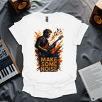 Make Some Noise – Explosive Guitar Art T-Shirt