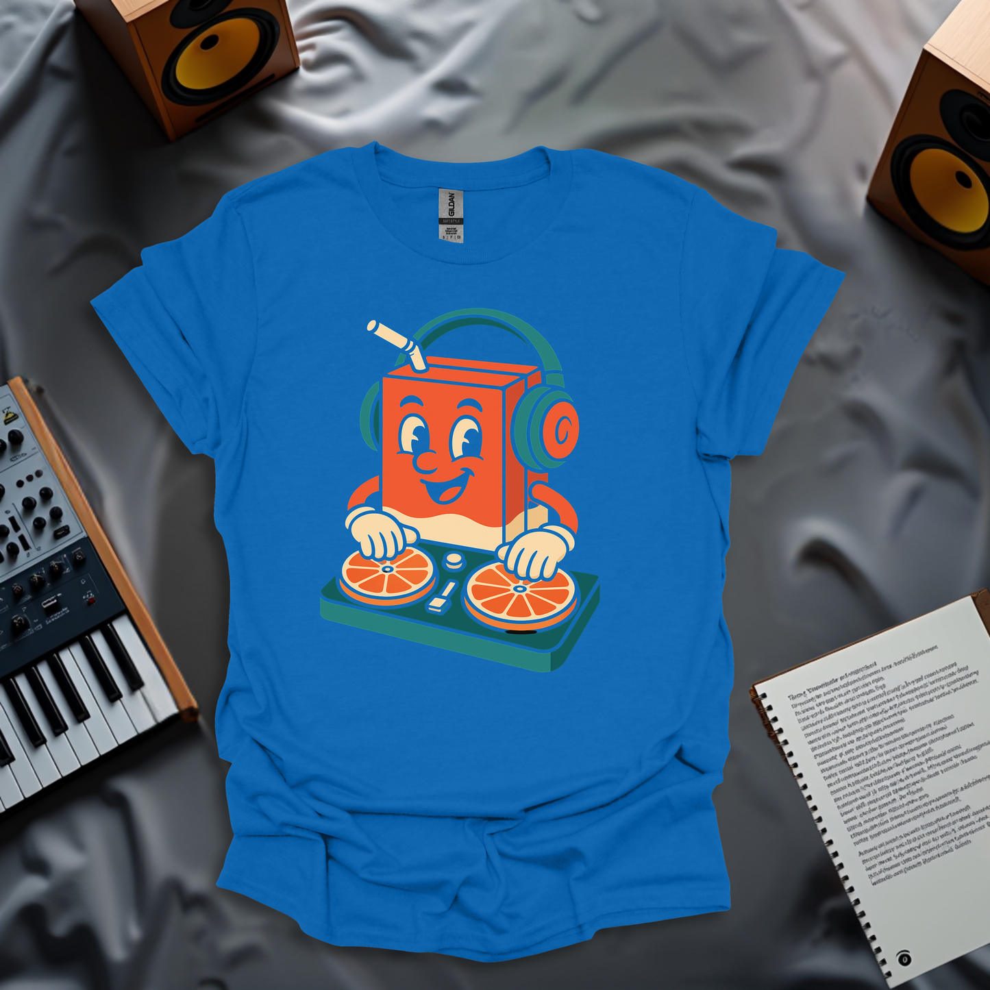 DJ Juice Drop – Fresh Beats & Citrus Grooves T-Shirt