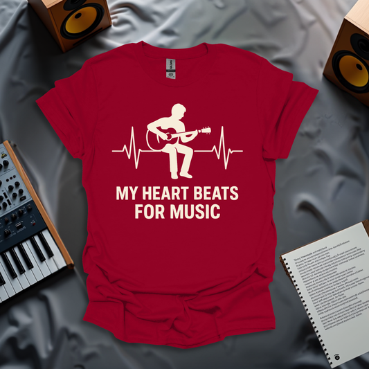 My Heart Beats for Music T-Shirt