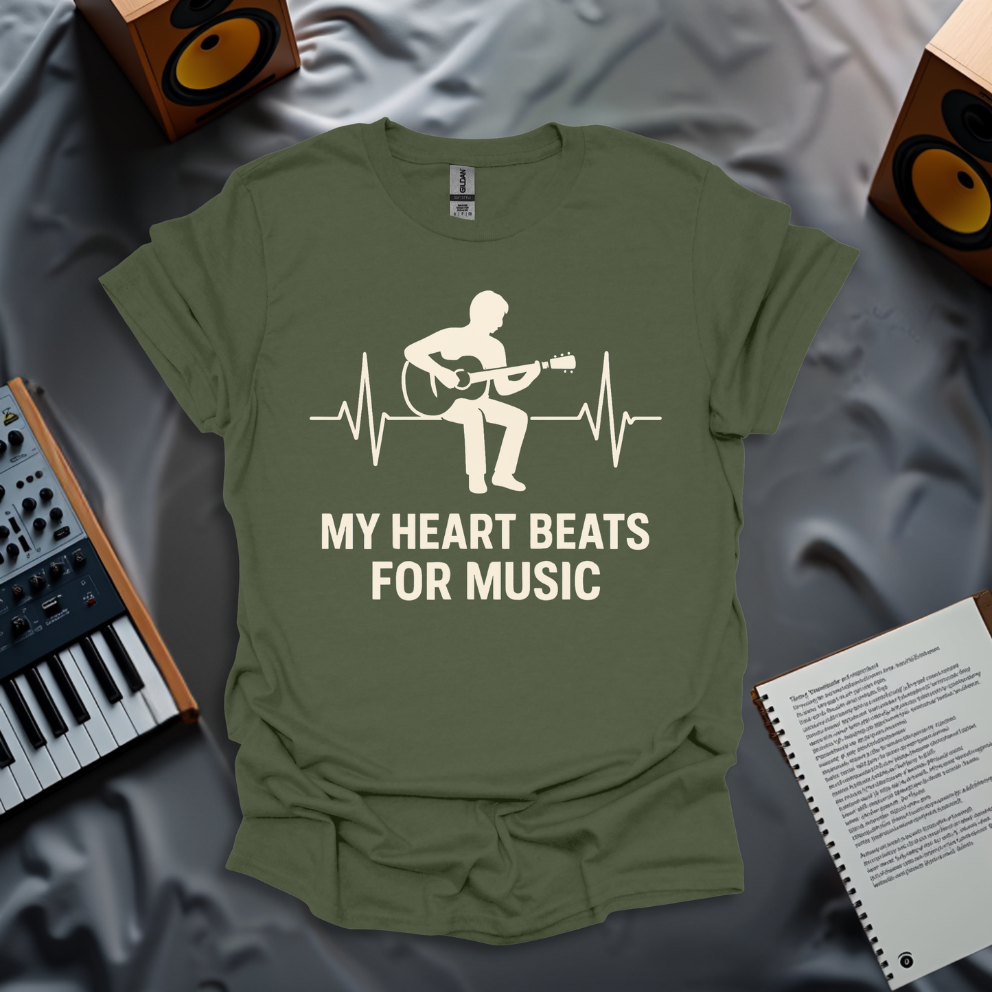 My Heart Beats for Music T-Shirt