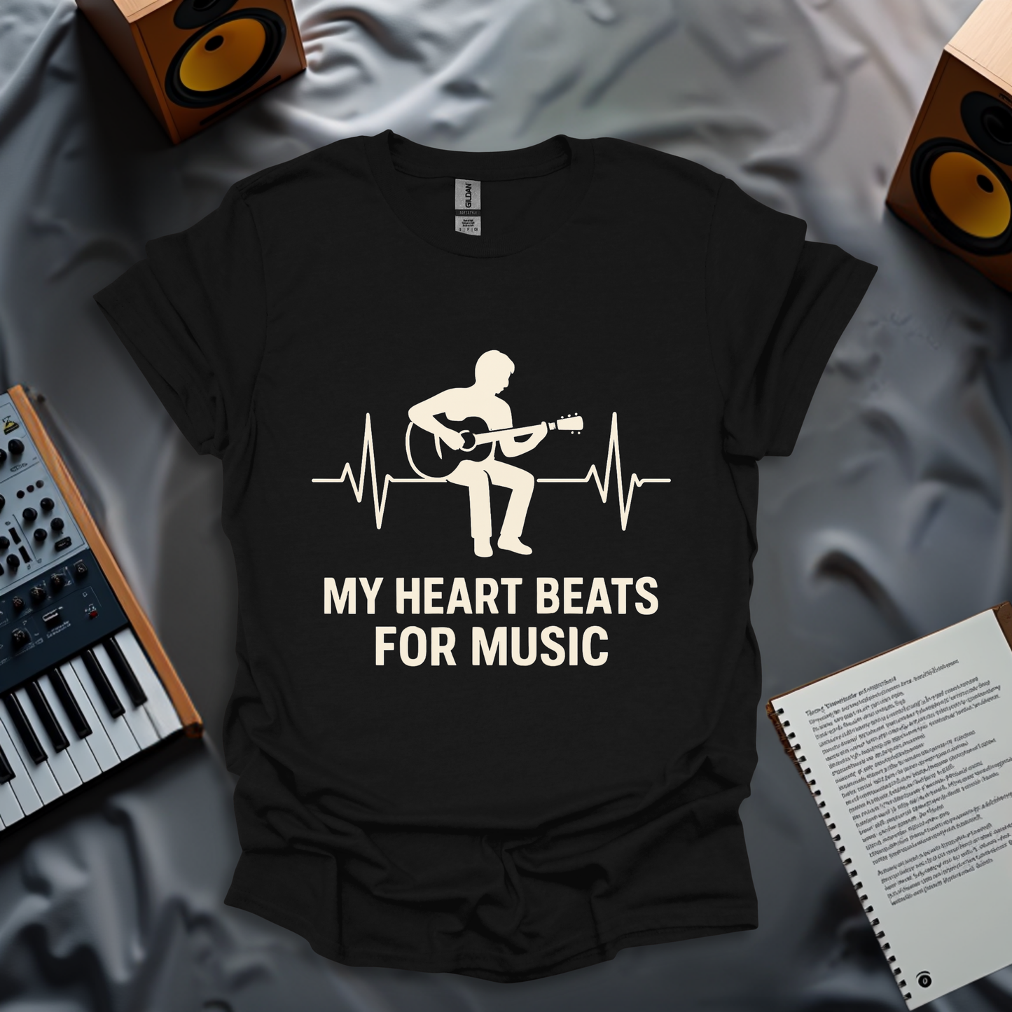 My Heart Beats for Music T-Shirt