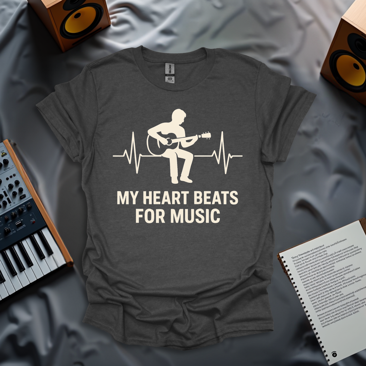 My Heart Beats for Music T-Shirt