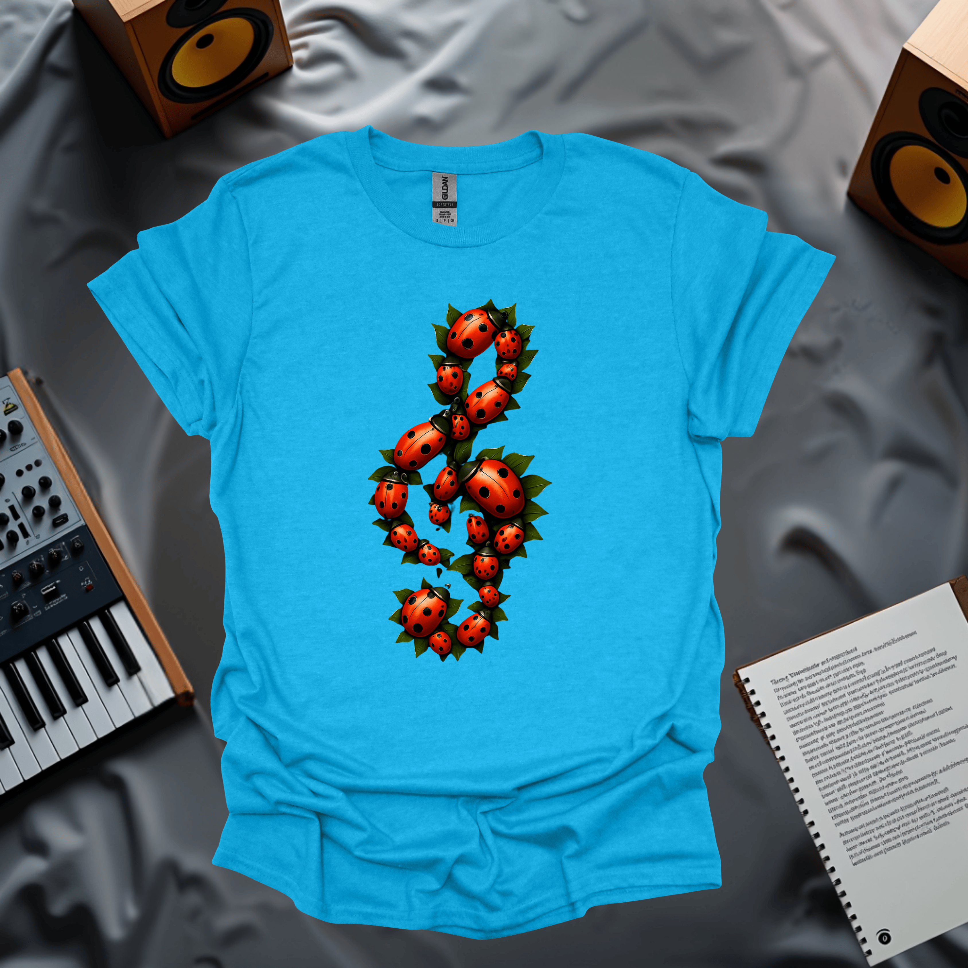 Summer Harmony – Ladybug Music Vibes Tee T-Shirt