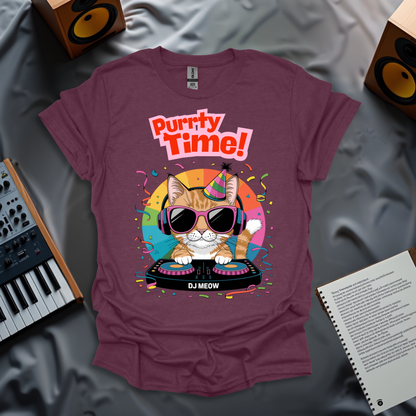 Purrrty Time with DJ Meow! T-Shirt