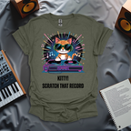 Kitty! Scratch The Record T-Shirt