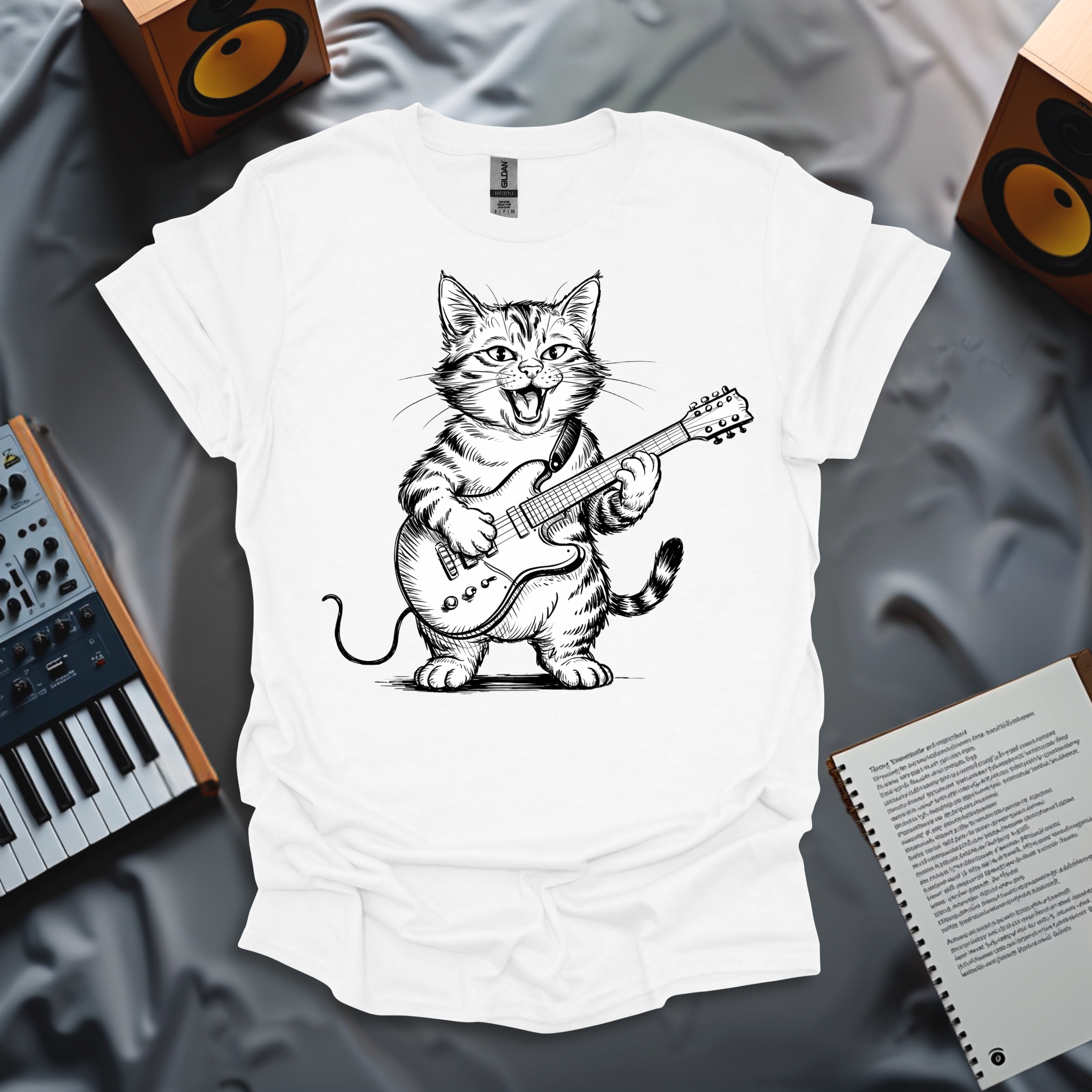 Rockstar Cat T-Shirt