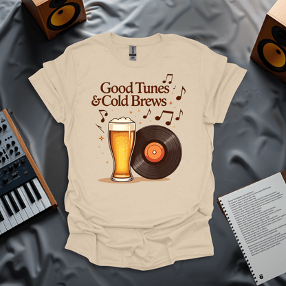 Good Tunes & Cold Brews – The Perfect Combo T-Shirt