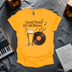 Good Tunes & Cold Brews – The Perfect Combo T-Shirt