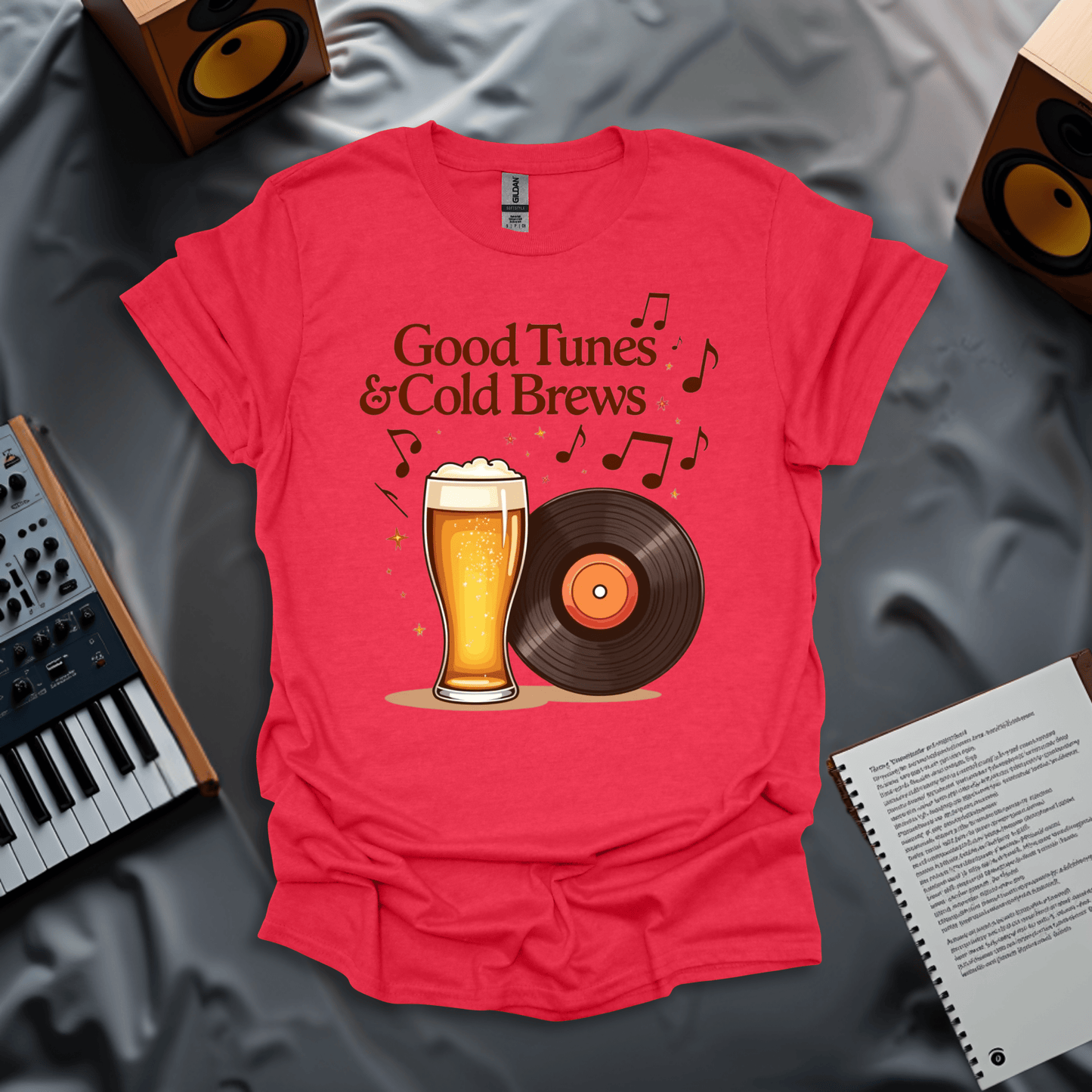 Good Tunes & Cold Brews – The Perfect Combo T-Shirt