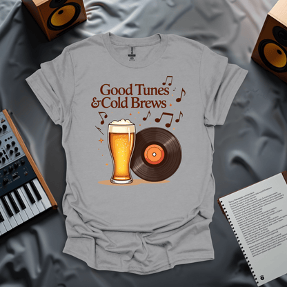 Good Tunes & Cold Brews – The Perfect Combo T-Shirt