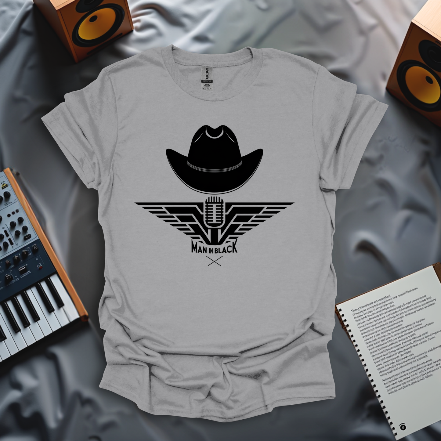 Man In Black T-Shirt