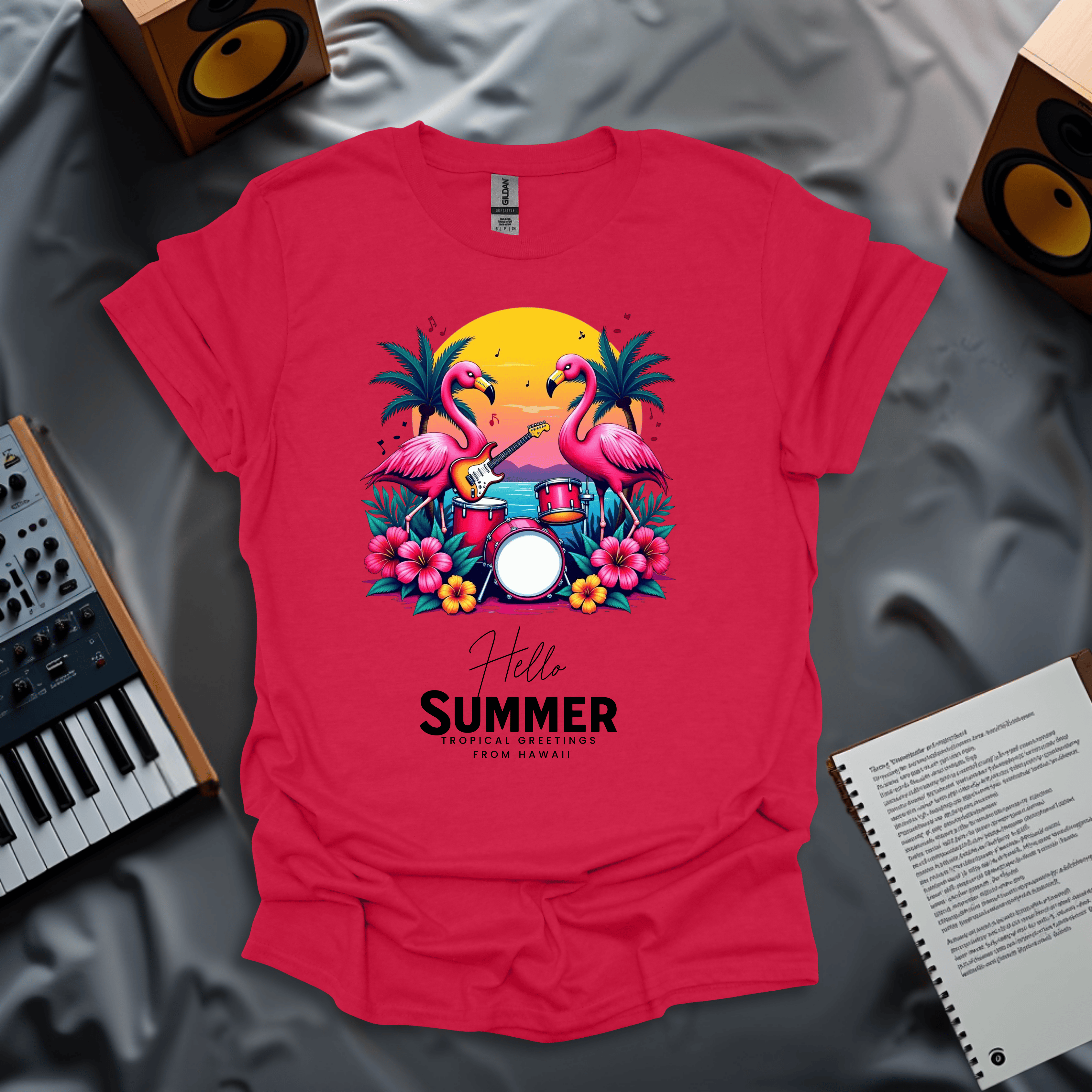 Hello Summer: Flamingo Jam T-Shirt
