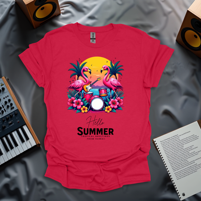 Hello Summer: Flamingo Jam T-Shirt