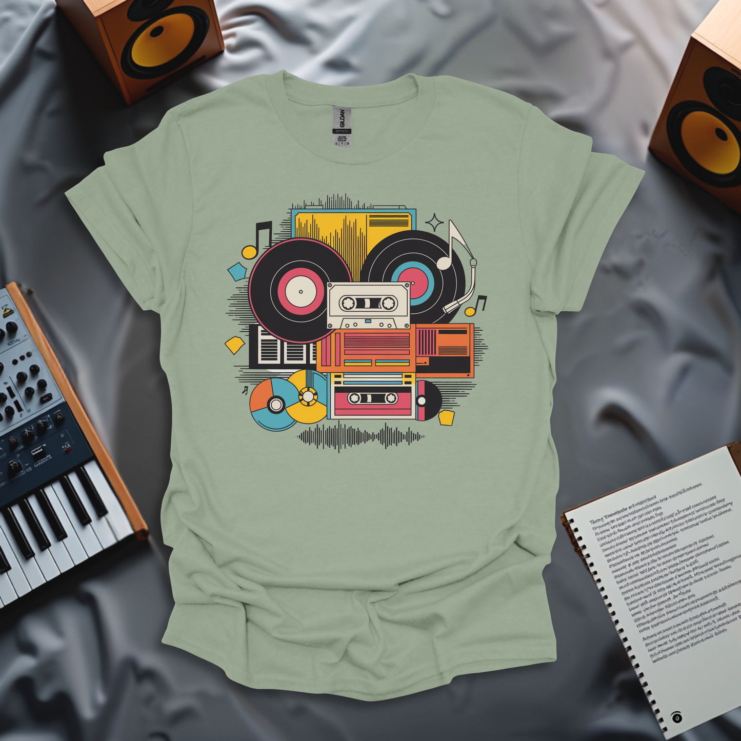 Retro Music Explosion T-Shirt