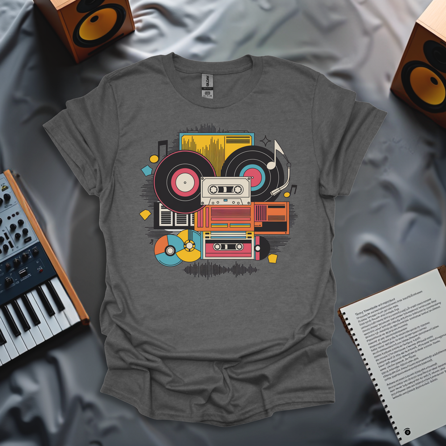 Retro Music Explosion T-Shirt
