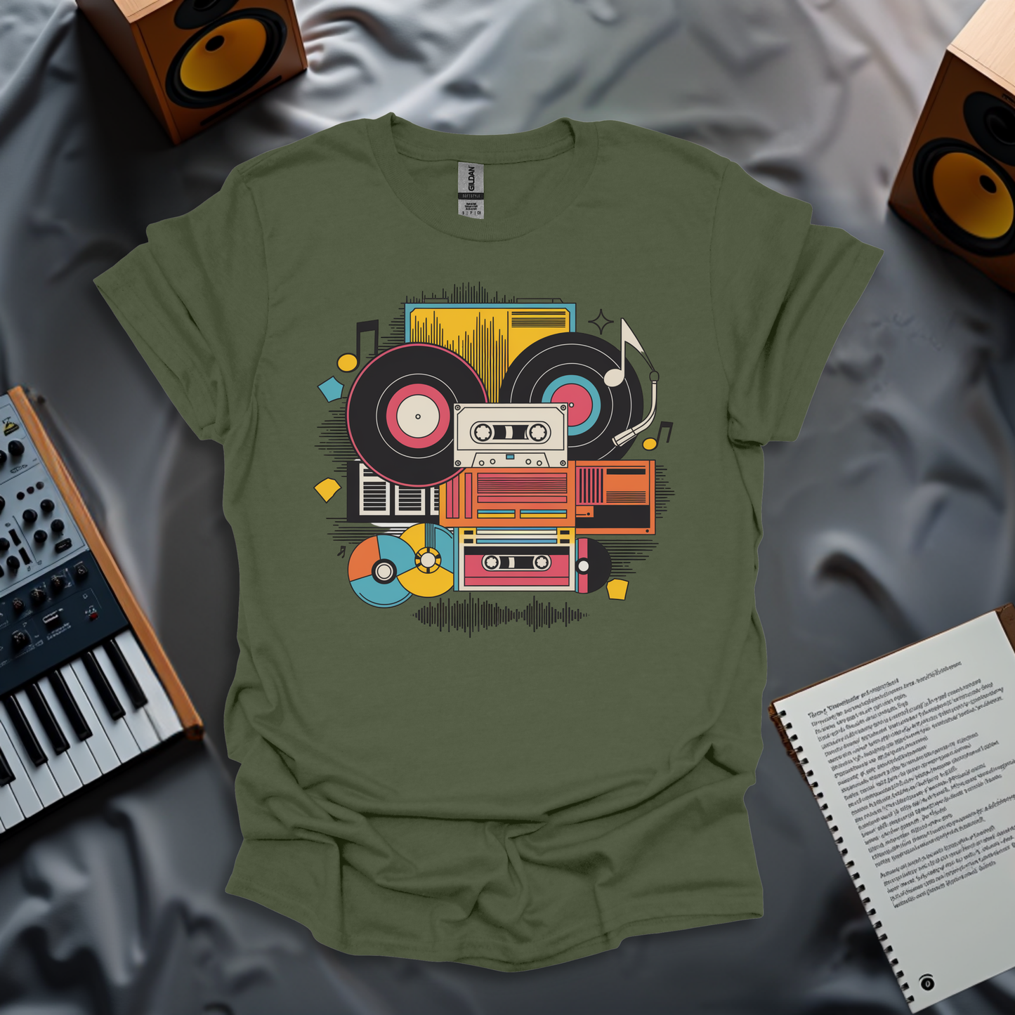Retro Music Explosion T-Shirt
