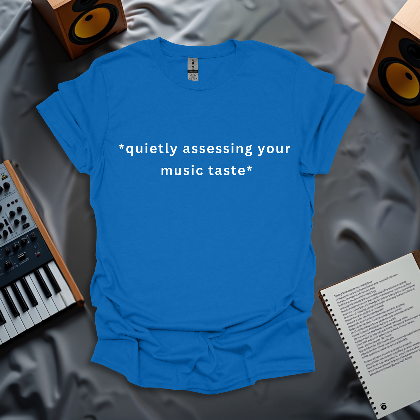 Quietly Assessing Your Music Taste T-Shirt
