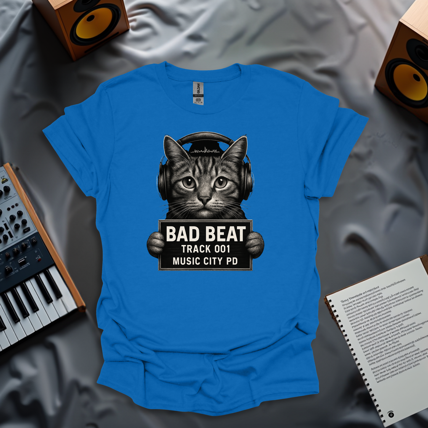 Bad Beat: Track 001 - Music City PD T-Shirt