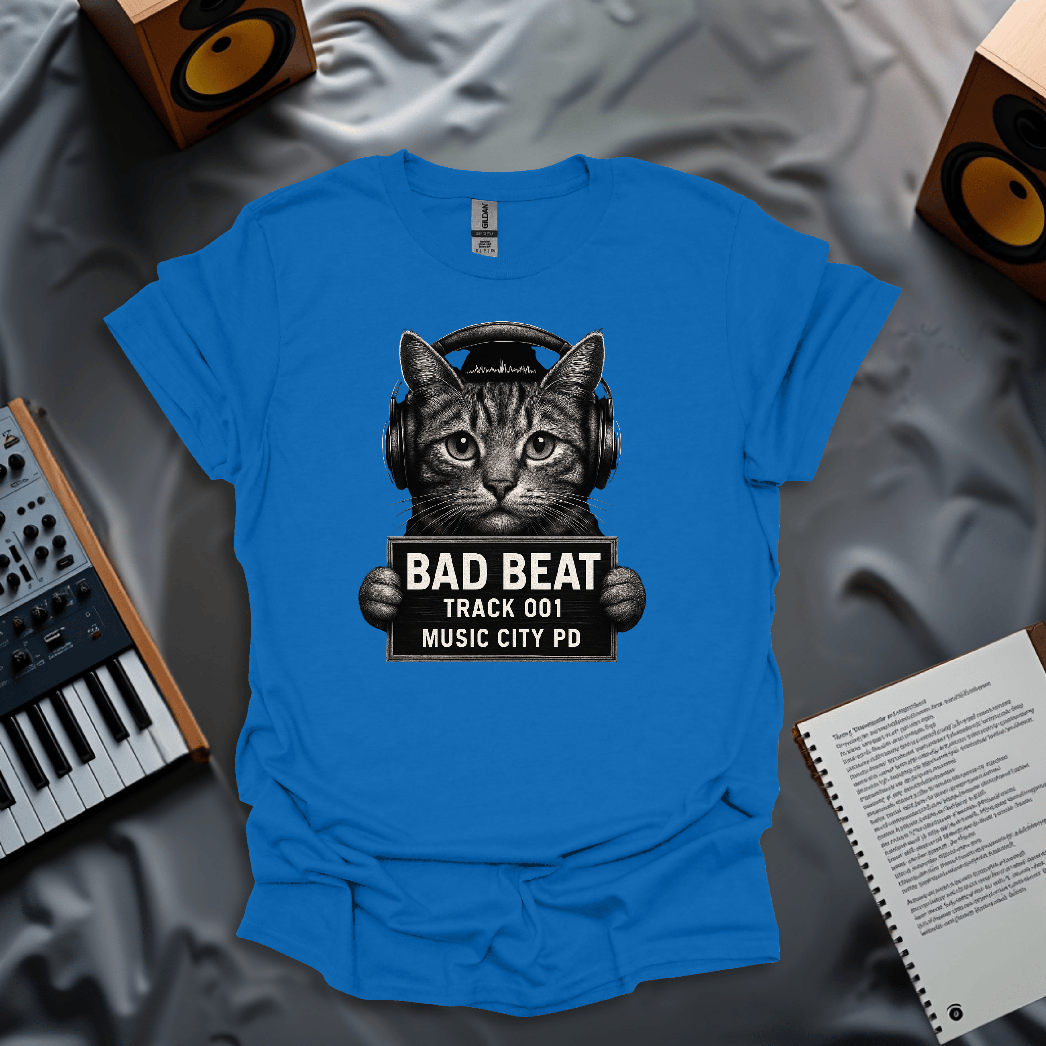 Bad Beat: Track 001 - Music City PD T-Shirt