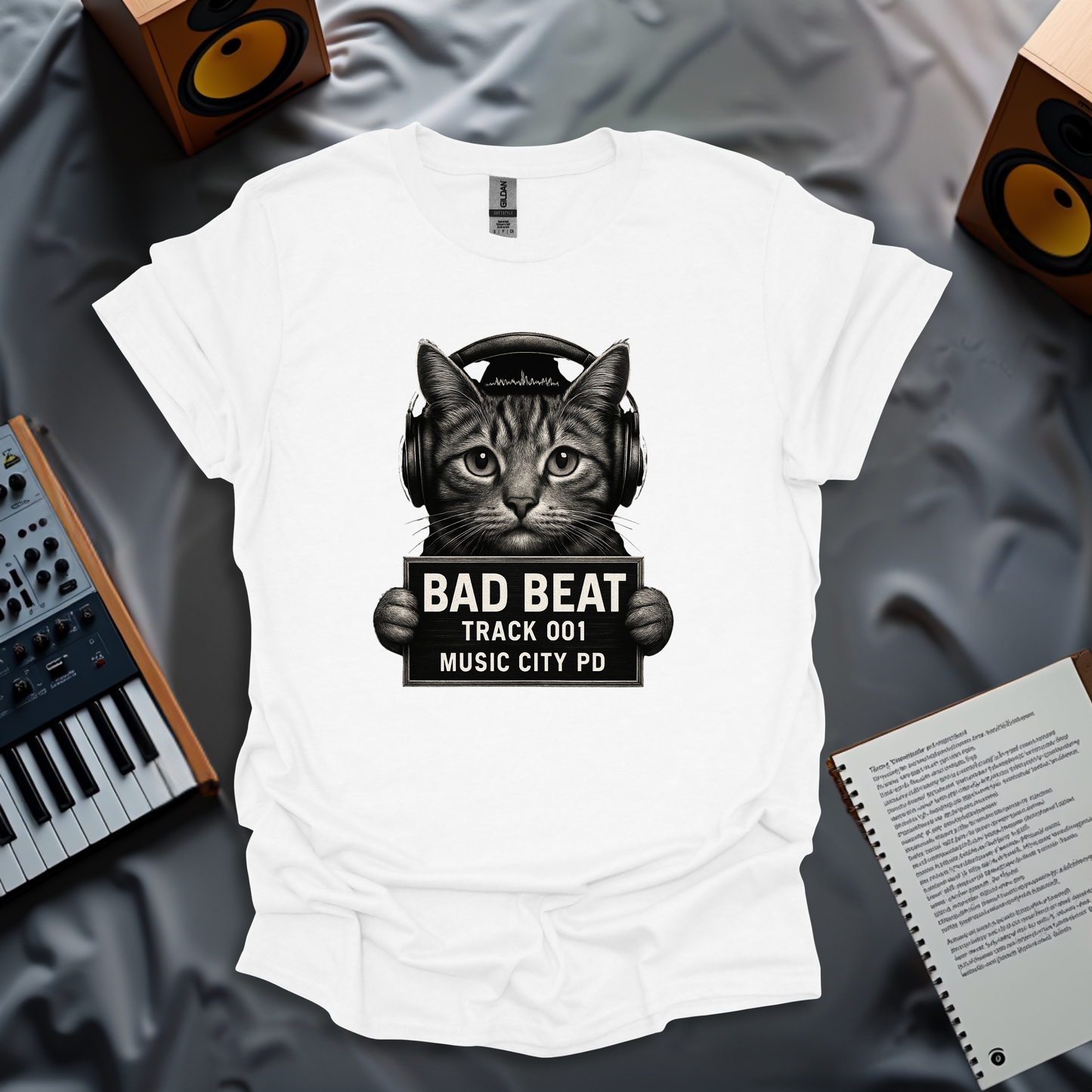 Bad Beat: Track 001 - Music City PD T-Shirt