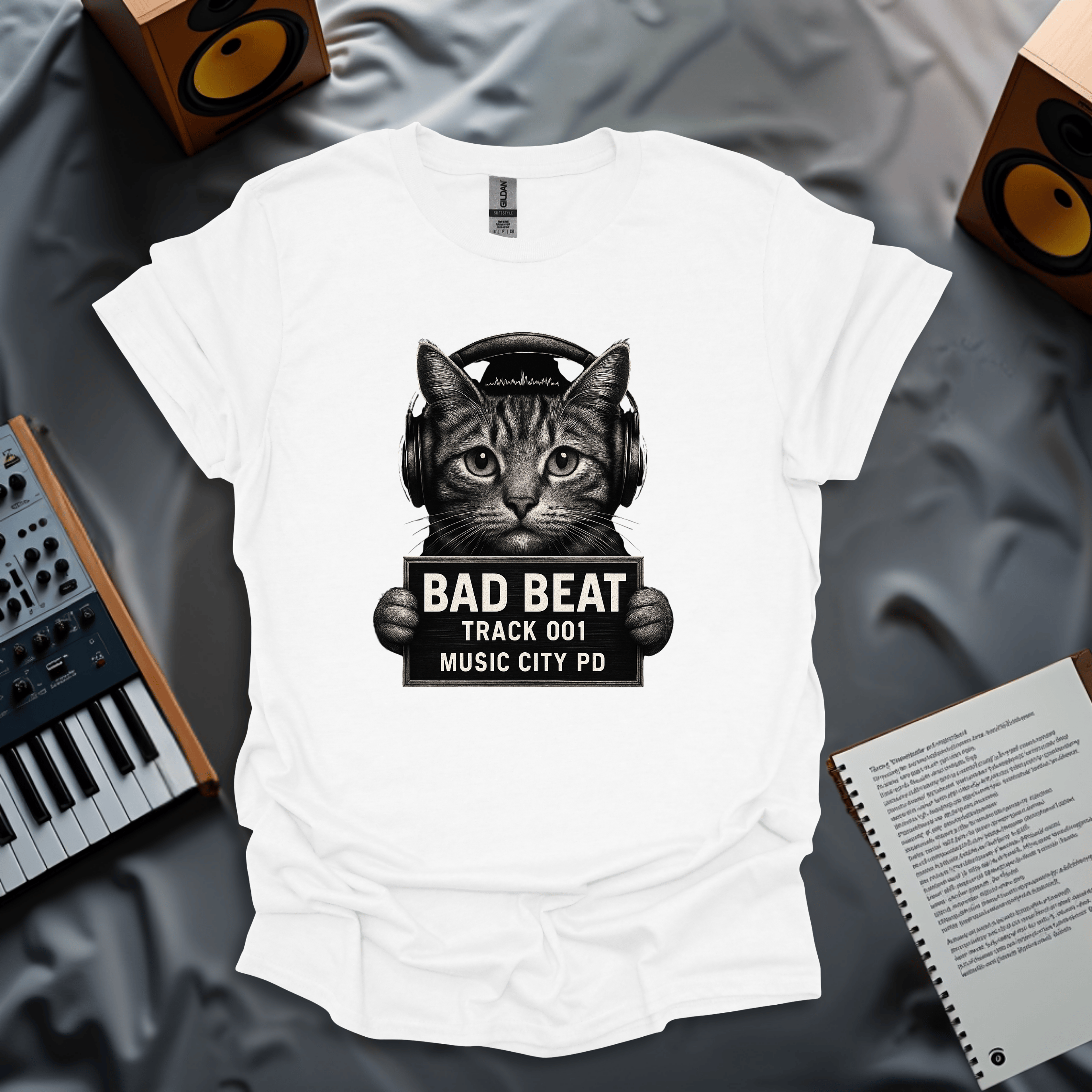 Bad Beat: Track 001 - Music City PD T-Shirt