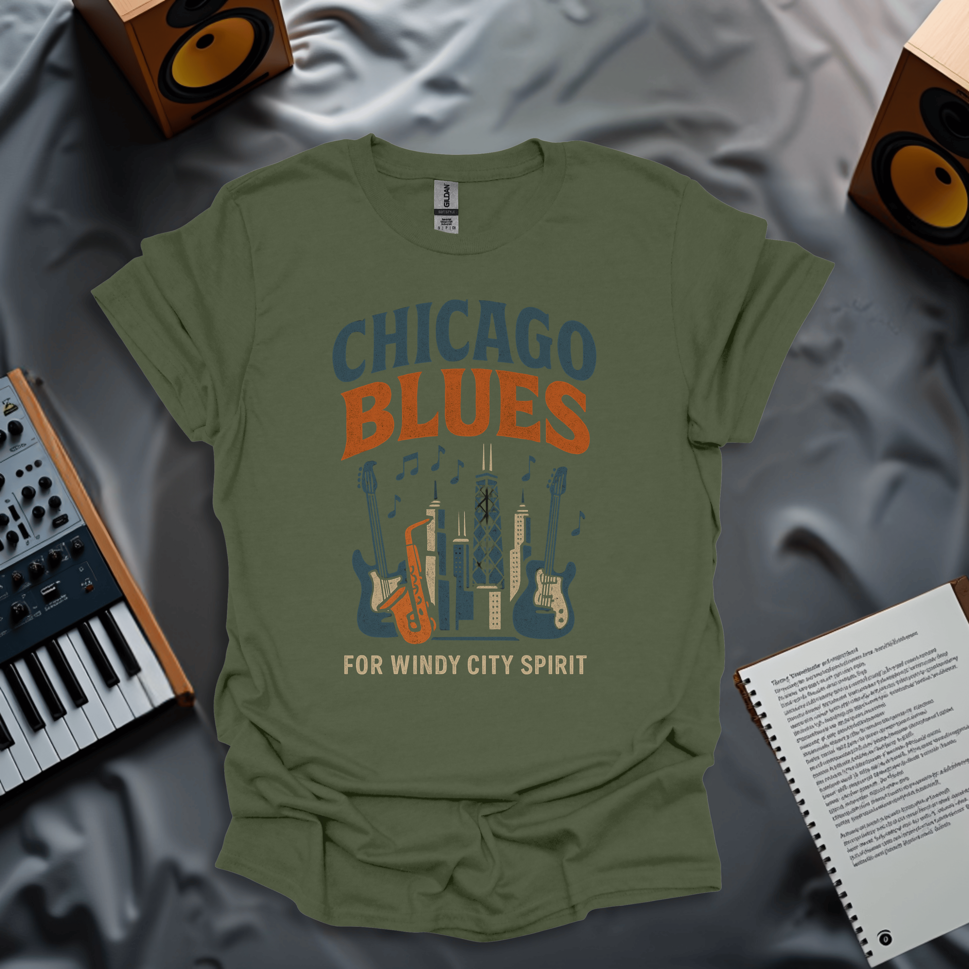 Chicago Blues - Windy City Spirit T-Shirt