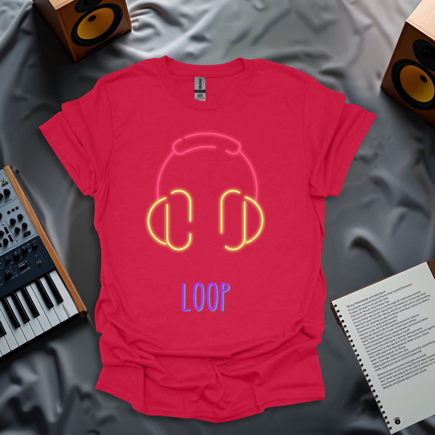 Neon Loop - Music Flow T-Shirt