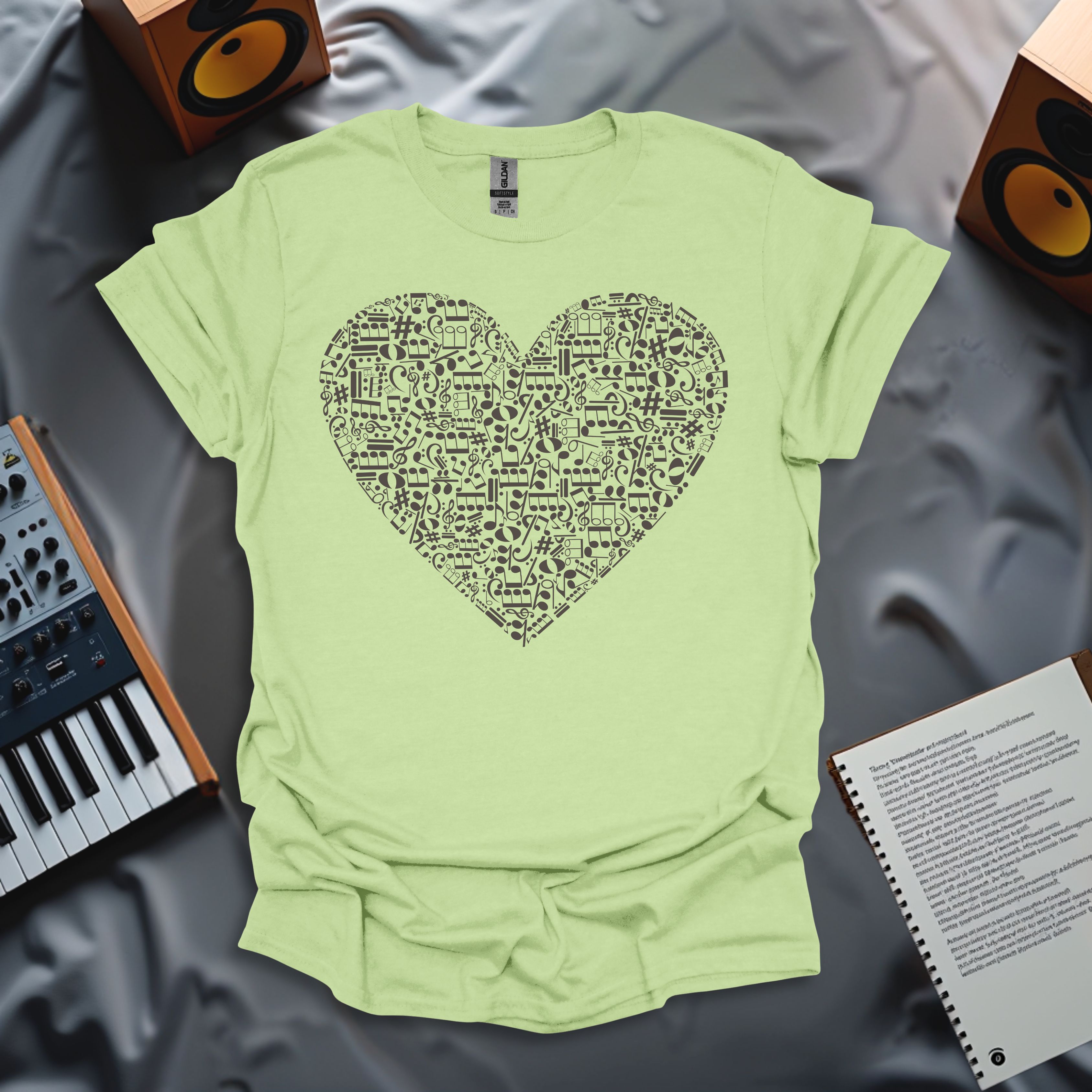Music Lover's Heartbeat T-Shirt