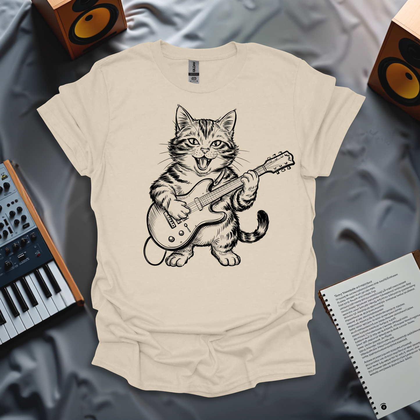 Rock 'n' Roll Feline T-Shirt