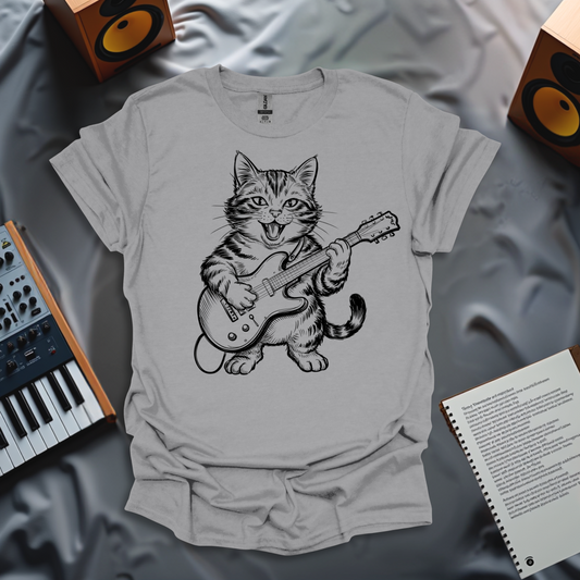 Rock 'n' Roll Feline T-Shirt