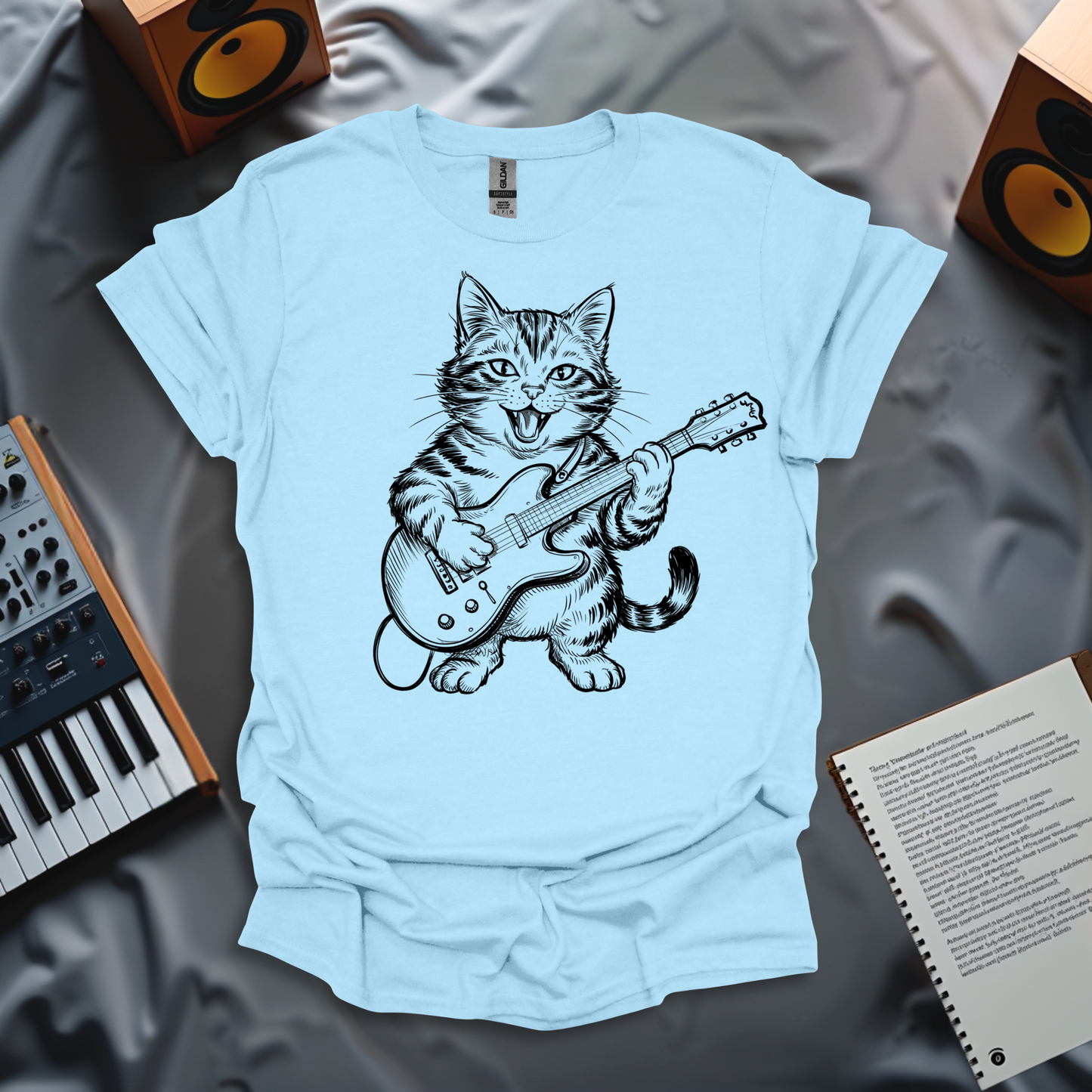 Rock 'n' Roll Feline T-Shirt