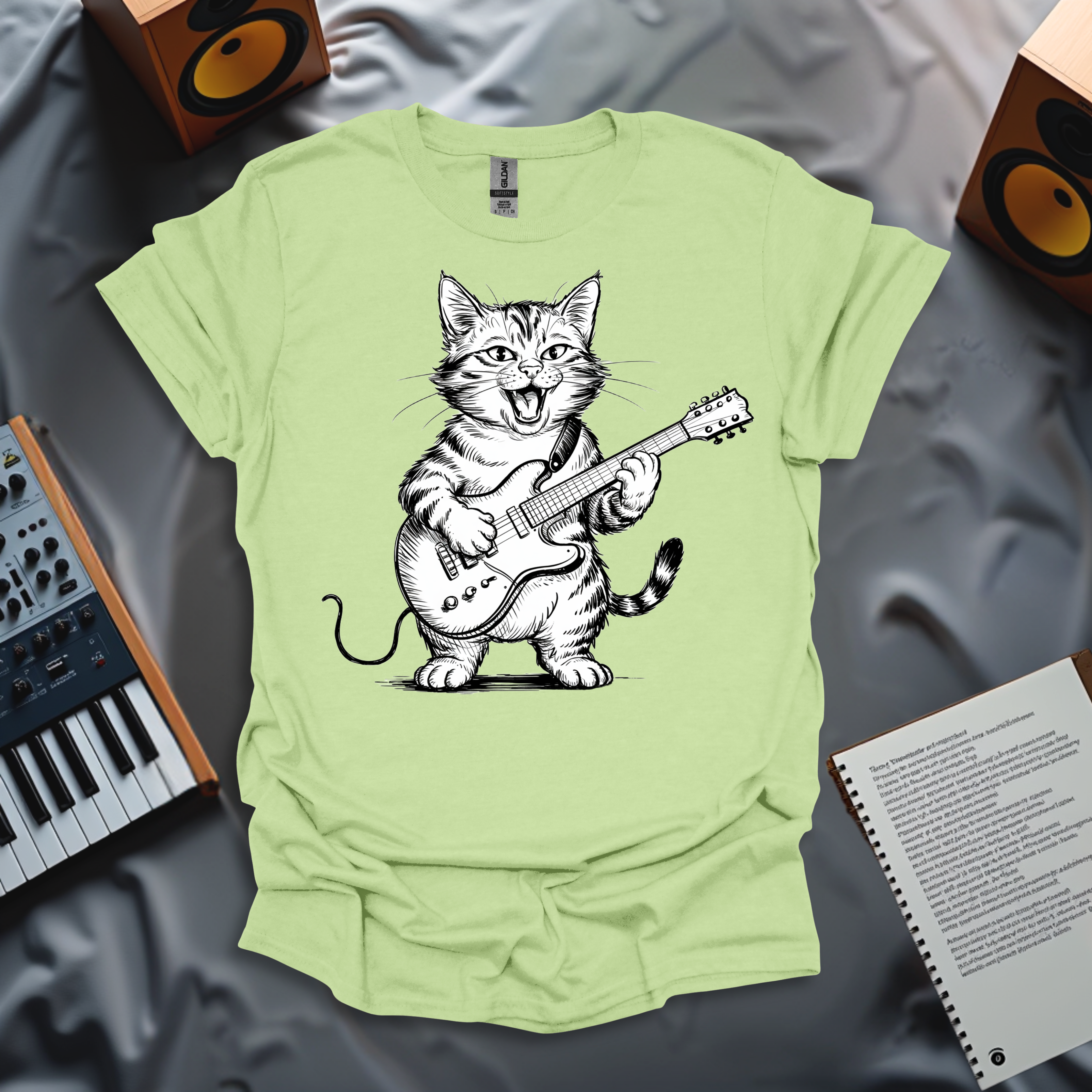 Rockstar Cat T-Shirt