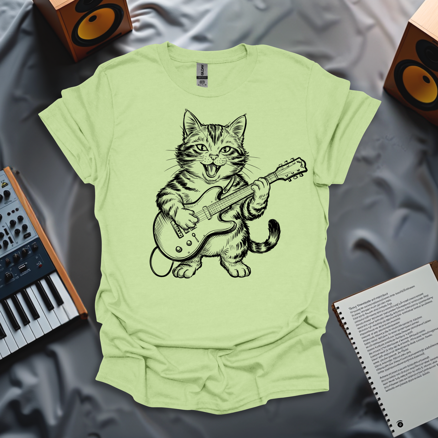 Rock 'n' Roll Feline T-Shirt