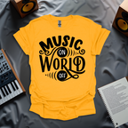 Music On, World Off T-Shirt