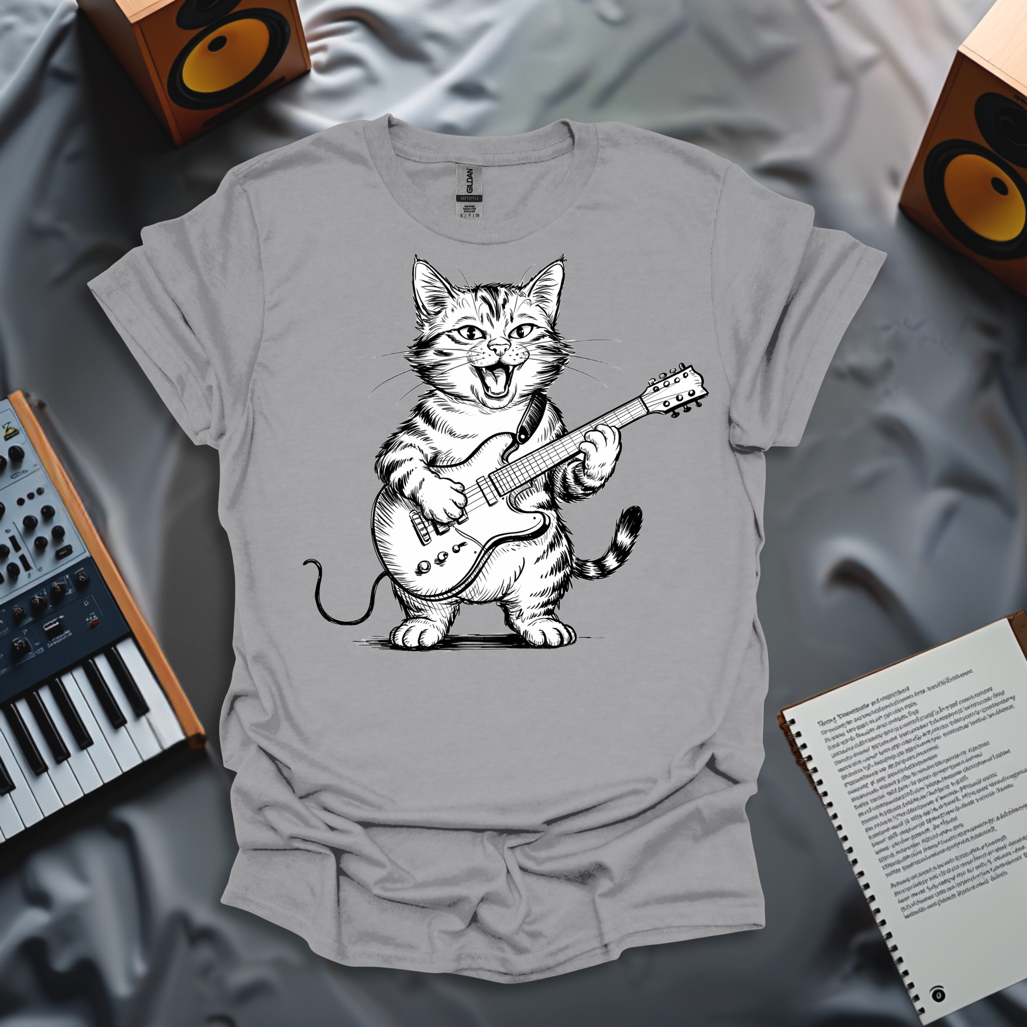 Rockstar Cat T-Shirt