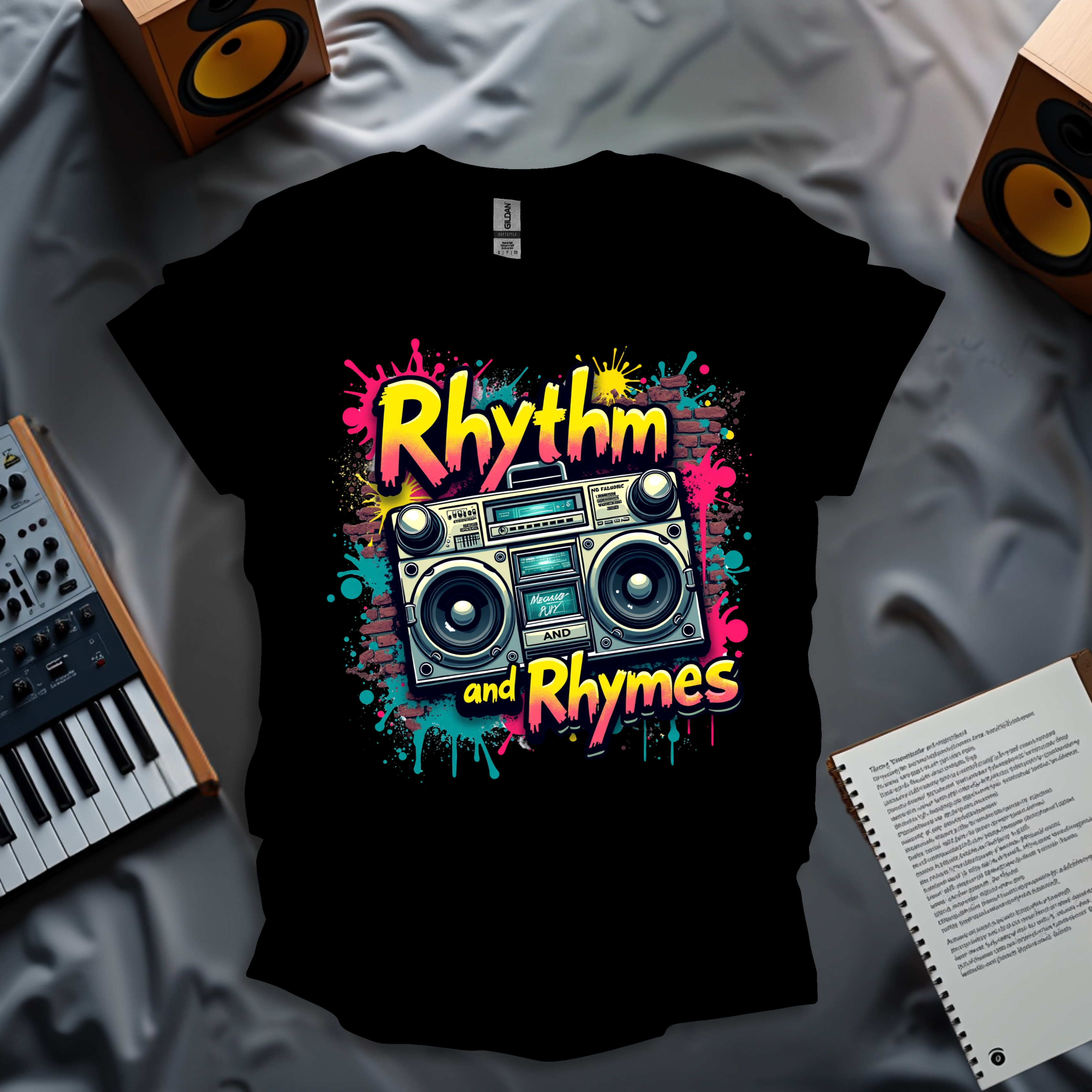 Rhythm & Rhymes Boombox T-Shirt