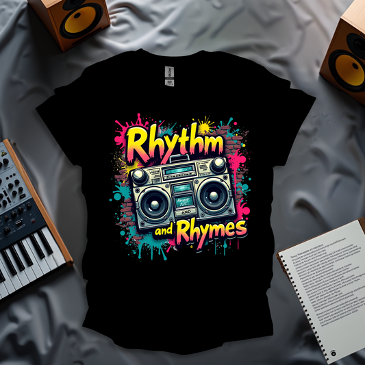 Rhythm & Rhymes Boombox T-Shirt