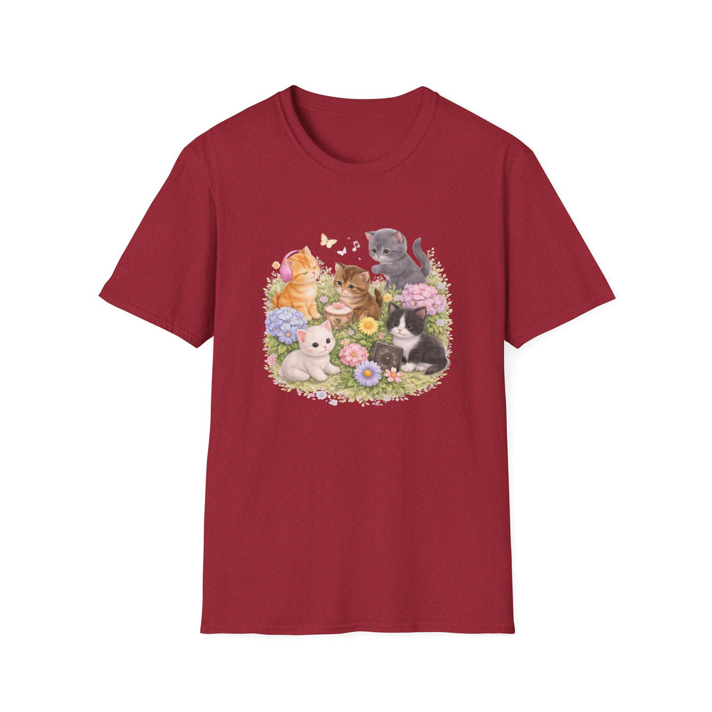 Cute Kittens Garden Party T-Shirt