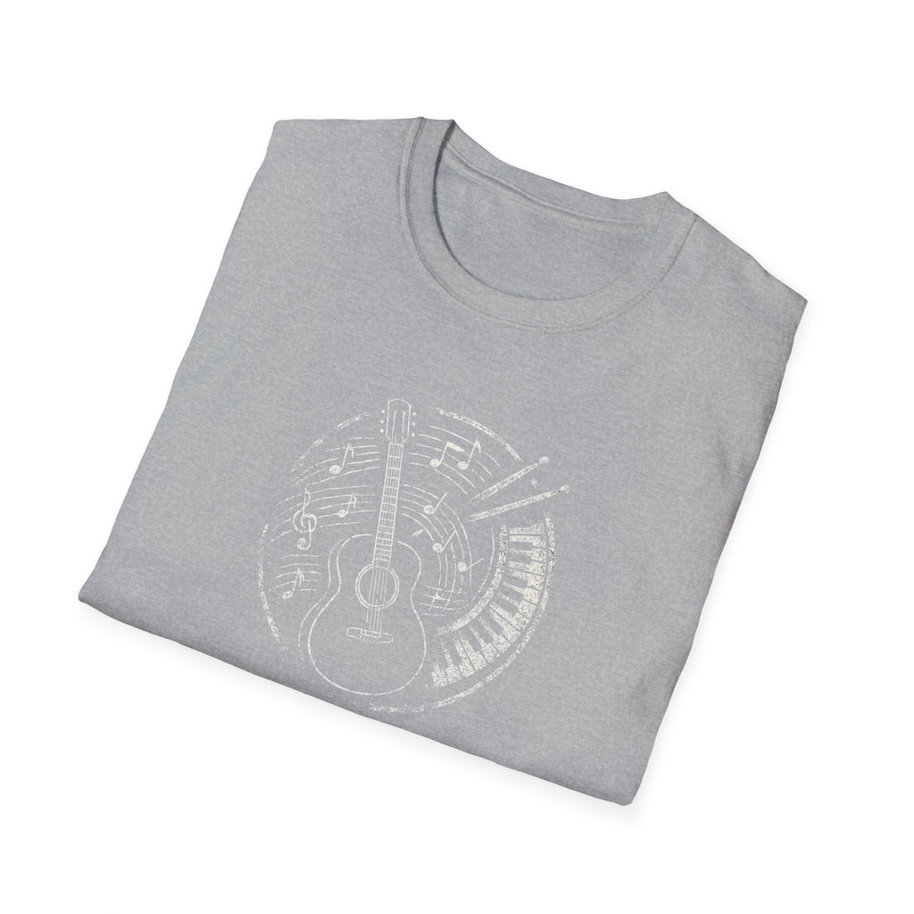 Musical Guitar Emblem T-Shirt