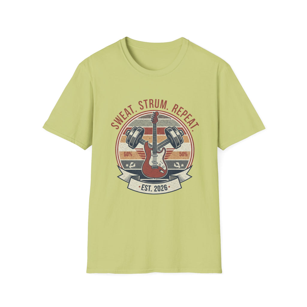 Sweat. Strum. Repeat. T-Shirt