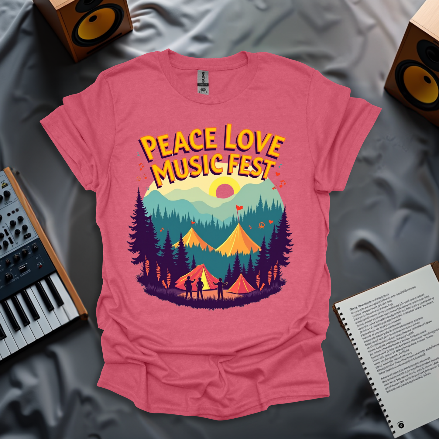 Peace Love Music Fest T-Shirt