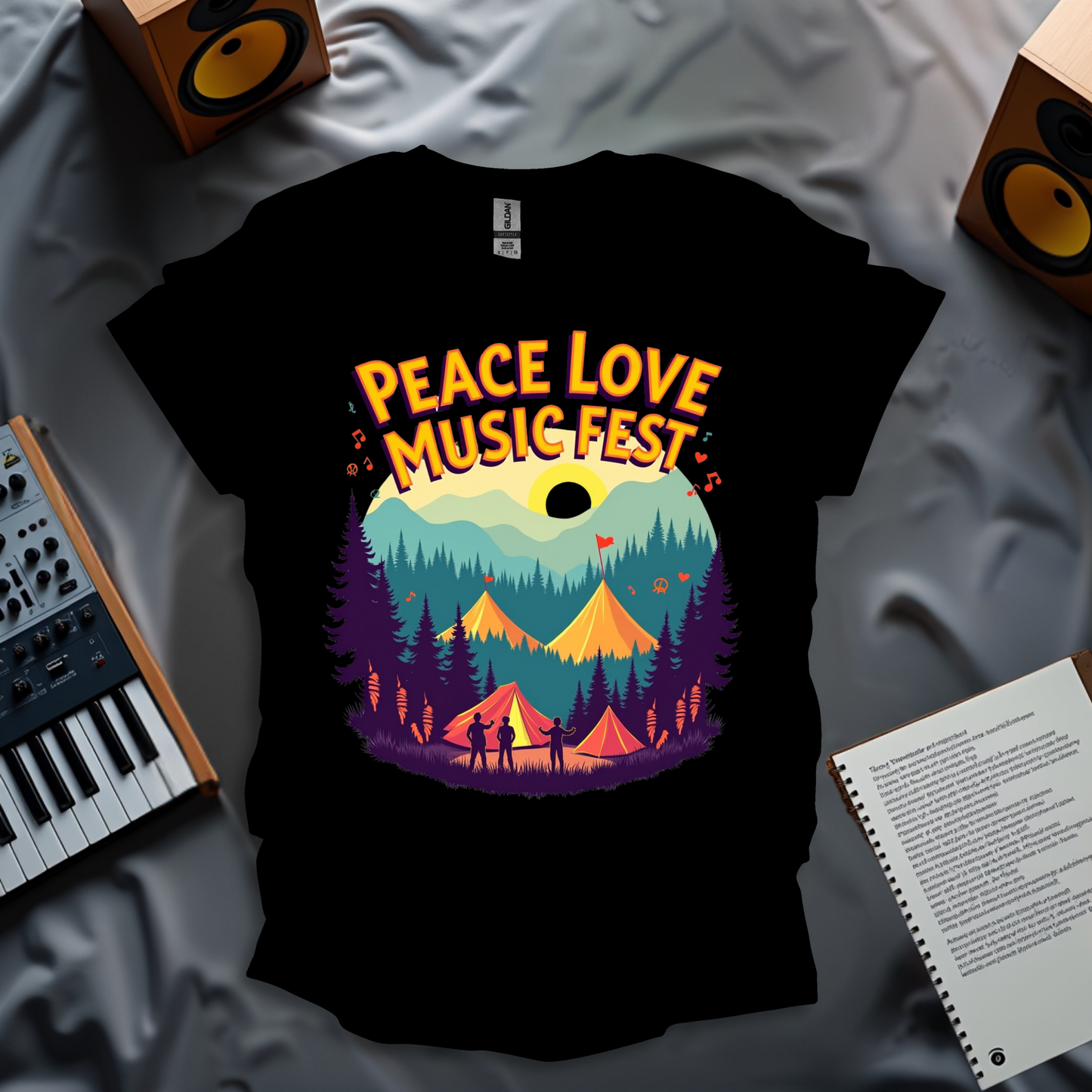 Peace Love Music Fest T-Shirt